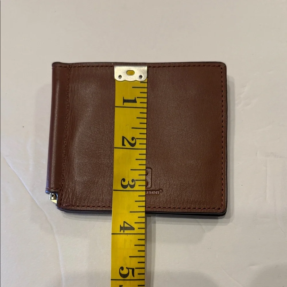 Steinhausen Brown Leather Money Clip wallet
